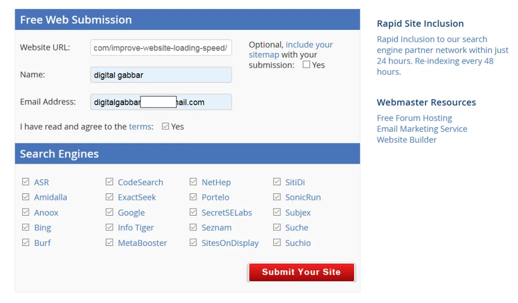 Ping Submission Sites, Fast Index Your Blog 2 Ping Submission Sites
