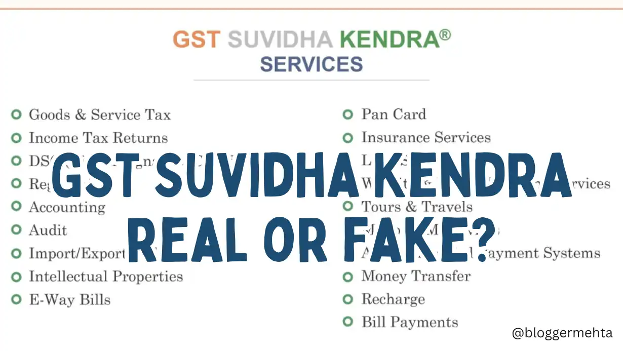 GST Suvidha Kendra Review Is It Genuine or a Scam